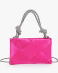 Valkyrie Woven Evening Bag Magenta
