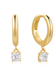 Gold Drop Solitaire Huggies