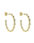 Gold 30MM CZ Hoops