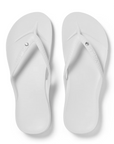 Crystal White Arch Support Flip Flops