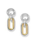Medici Two Tone Drop Earrings