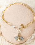 Bee Brave Honeypearl Charm