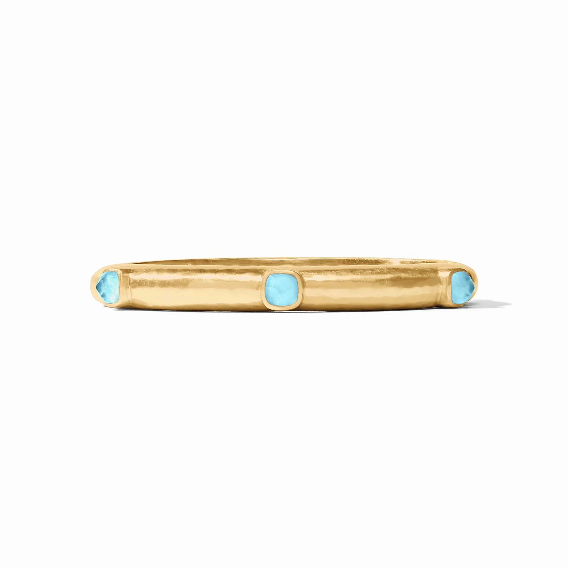 Catalina Hinge Bangle - Capri Blue