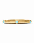 Catalina Hinge Bangle - Capri Blue