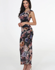 Floral Mesh Dress