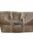 Patch Perfect Quilted Tote - Gold