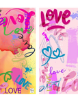Double Sided Mat - Double Fun/Love Graff