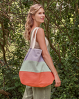 Lilac/Sage/Tangerine Boho Bag