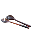 Brown Resin Salad Servers