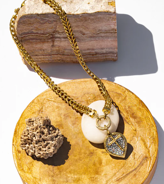 Breidon Clip Necklace - 18"