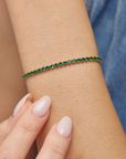 Emerald CZ Bracelet