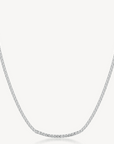 CZ Desideri Stainless Steel Necklace