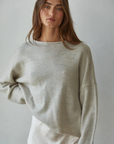 Easy Days Ahead Sweater Heather Grey S