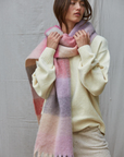 Beaufort Gingham Scarf - Lavender Pink