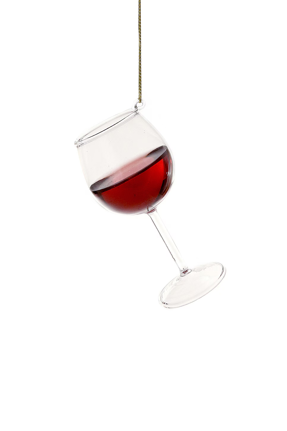 Red Wine Glass Ornament (Regular)