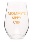 Mommy's Sippy Cup Wine Glass