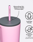 24oz Cold Cup - Sun Soaked Pink