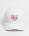Heart Mahjong Tiles Baseball Hat
