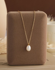 Gold Freshwater Pearl Necklace