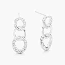 Load image into Gallery viewer, Intertwined Earrings Silver