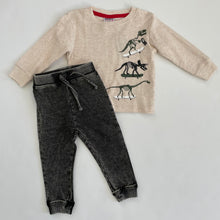 Load image into Gallery viewer, Thernal Dinosaur Shirt w/ Jogger 18M