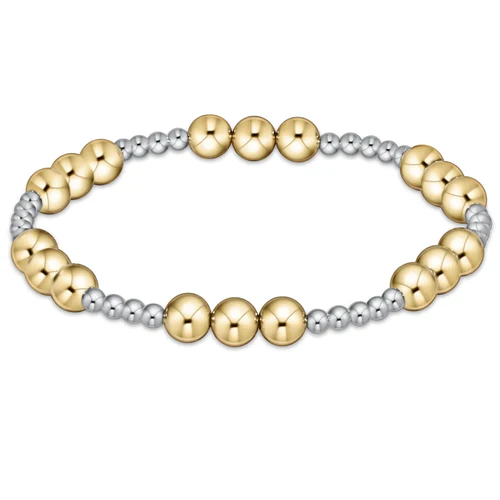 Classic Joy 6MM Bracelet - Mix Metal