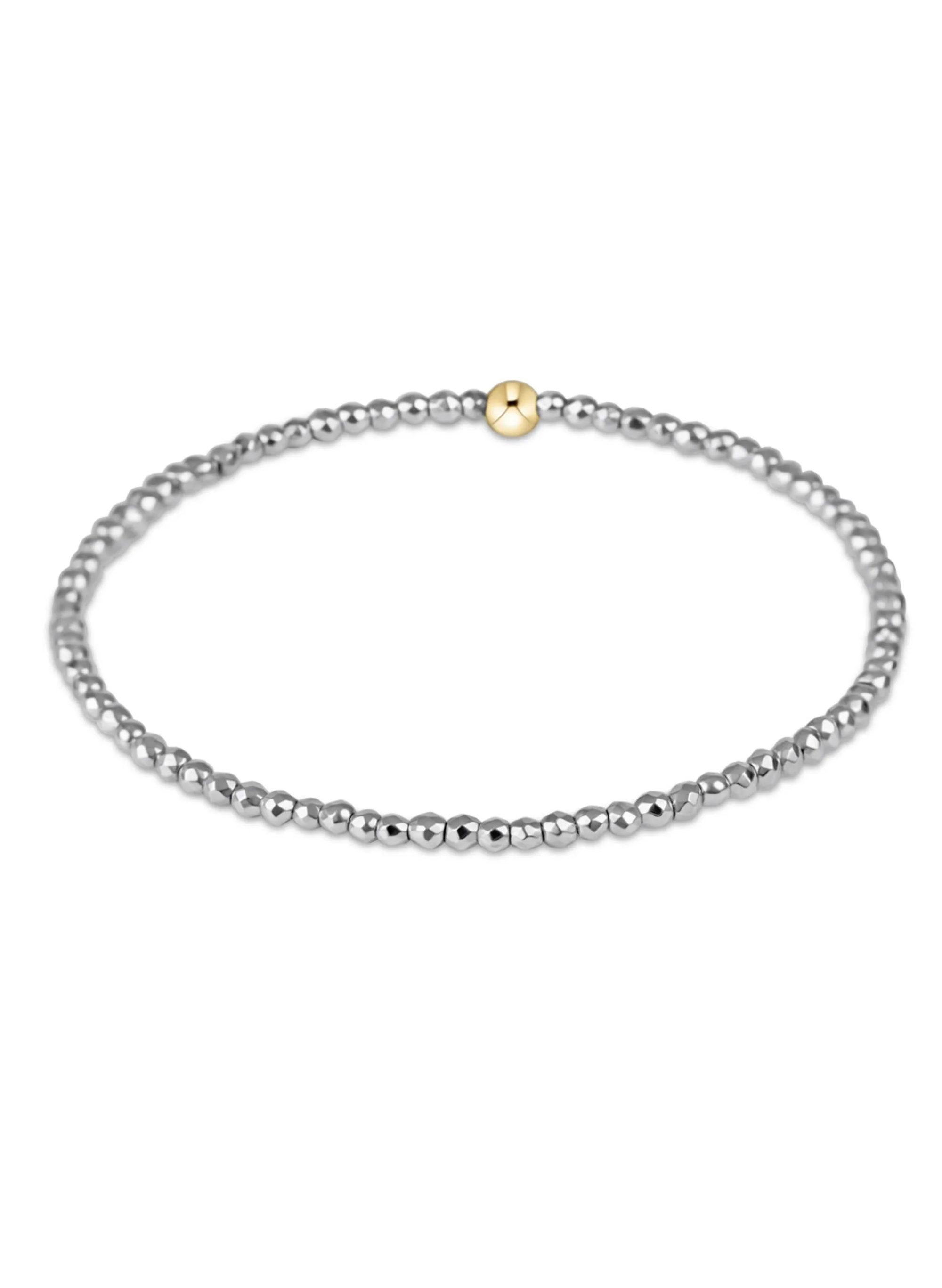 Silver Faceted Hematite 2MM