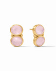 Honey Duo Earring - Iridescent Rose
