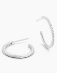 A Hoop Thing Hoop Earrings Silver