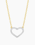 True Love Always Pendant Necklace Gold