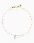 Moon and Star Bracelet
