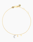 Moon and Star Bracelet