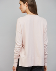Relaxed Drop Shoulder Crew Neck Sweater