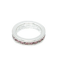 Birthstone Charm Febuary White Gold