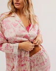 Dreamy Days Pajama Set - Pink