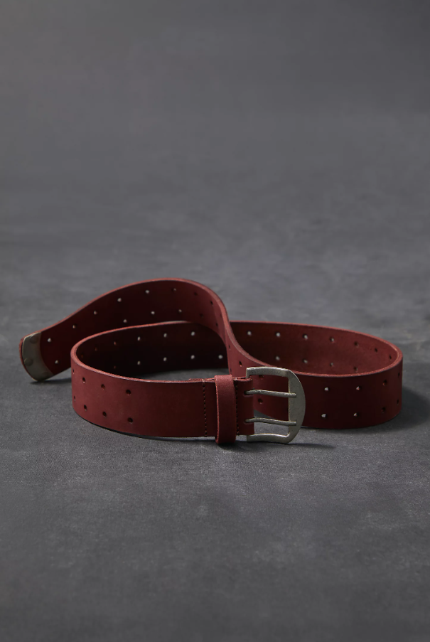We The Free Double Cross Belt - Crimson – Attachments & Sage display picture 3