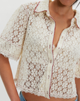 Mannie Lace Buttondown