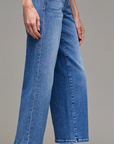 Logan Medium Mid Rise Petite Dad Jean