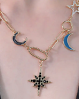 Celestial Moom and Stars