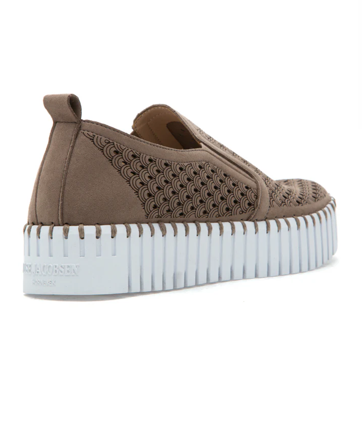 Tulip Platform Perforated Lace-Up Sneaker- Kit main image 1