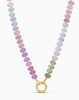 Pastel Stone Beaded Push Clasp