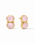 Honey Duo Earring - Iridescent Rose