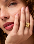 Gold Infinity Ring - Size 8