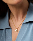 Gold Colette Circle Delicate Necklace