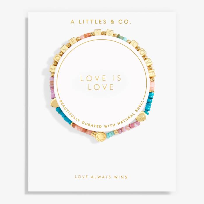 Love Is Love Beaded Bracelet