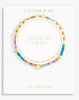 Love Is Love Beaded Bracelet
