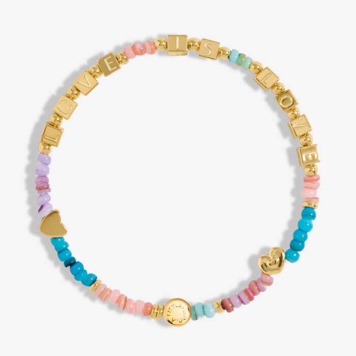 Love Is Love Beaded Bracelet