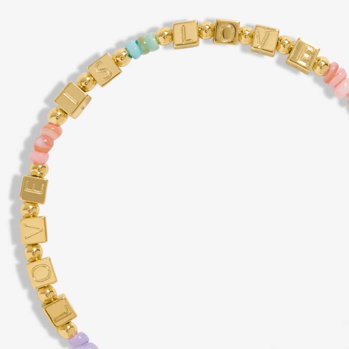 Love Is Love Beaded Bracelet
