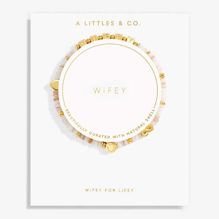 Wifey Beaded Bracelet