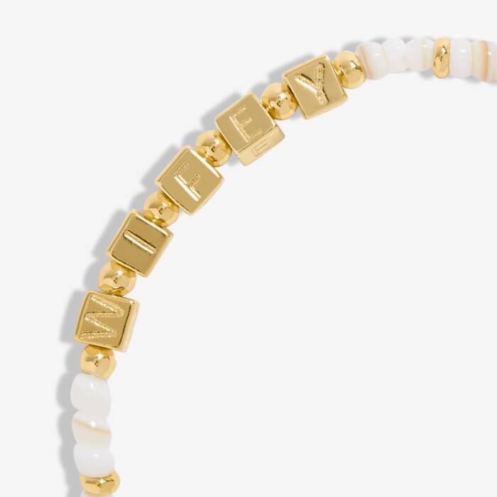 Wifey Beaded Bracelet